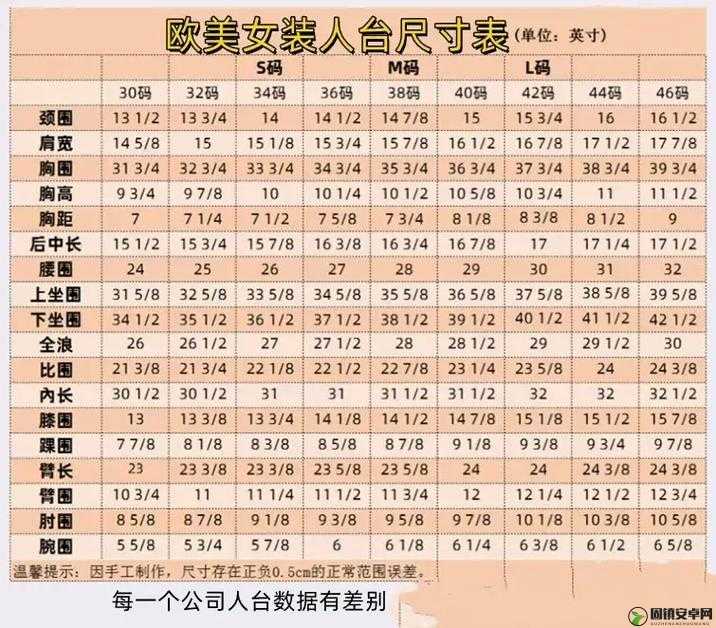 欧洲尺码和日本尺码美国专线：满足你的多样化尺码需求